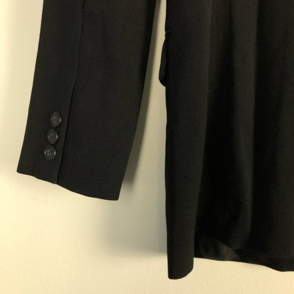 J. Crew Black Long 3 Button Blazer Jacket - image 8
